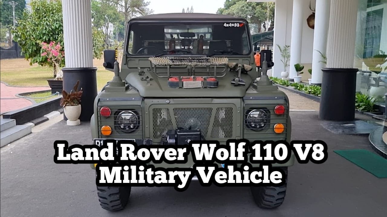 Melihat Land Rover Wolf 110 V8 Military Vehicle  di Magelang CMC''93