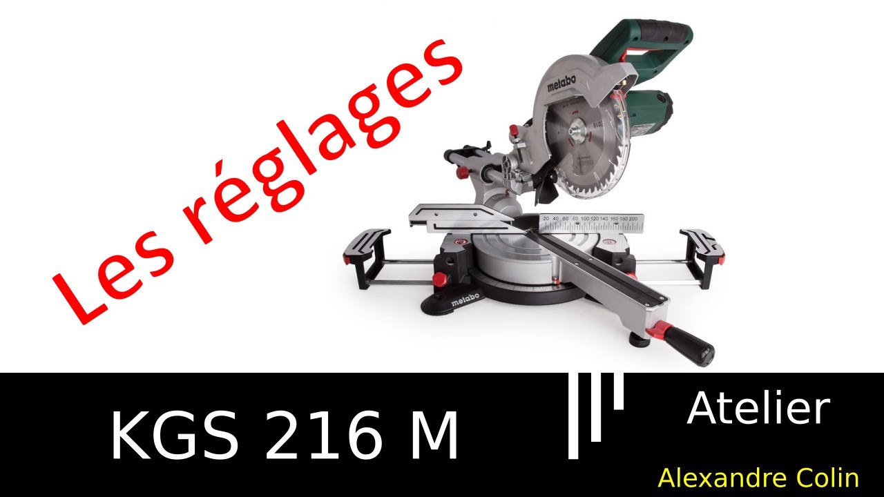 🧰 Metabo kgs 216M - On fait tous les réglages pas à pas 🧰