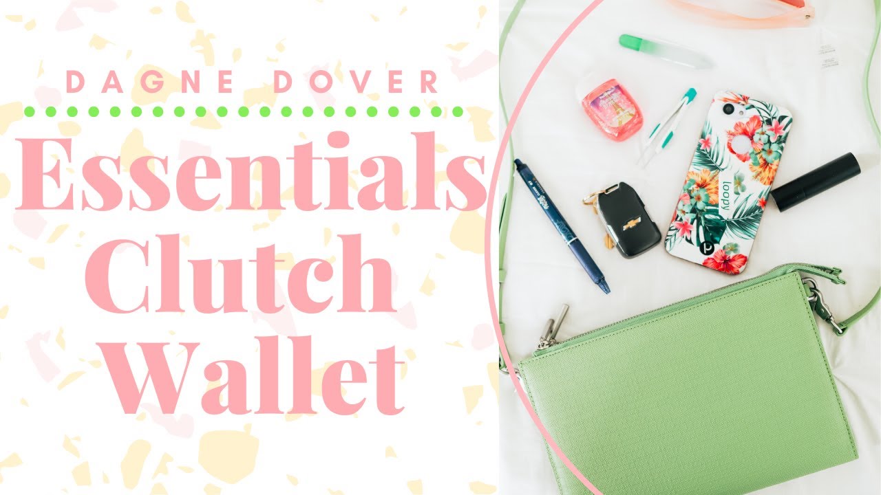 Dagne Dover Essentials Clutch Wallet in Lime