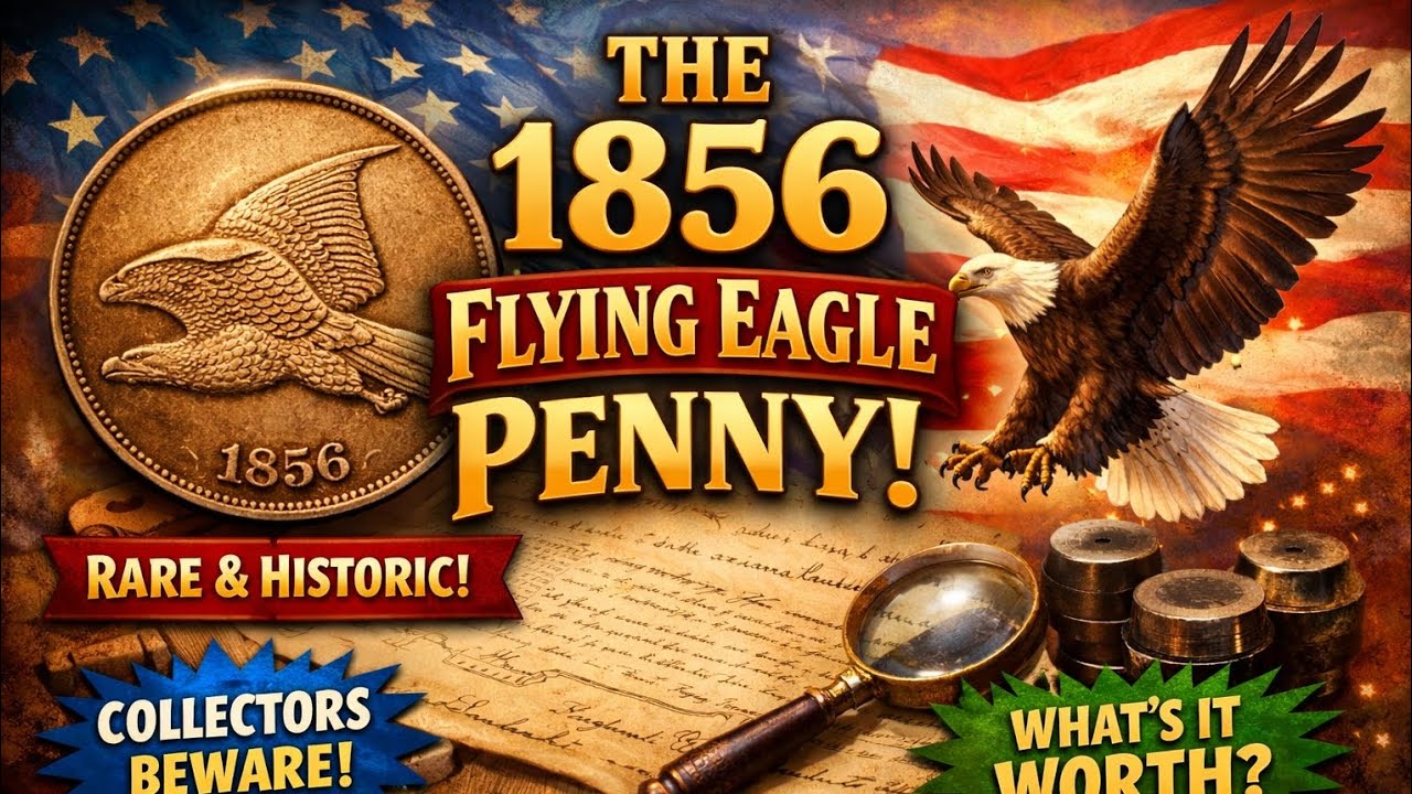 1856 Flying Eagle Penny 🦅 | The Rare Coin That Changed American History!