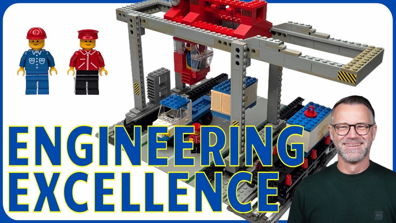 Почему в каждой железнодорожной модели LEGO должен быть набор 7823 «Контейнерный крановый парк»!