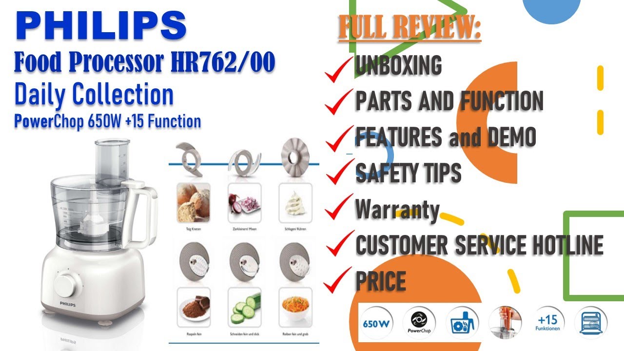 Philips Food Processer Full Review Demo and Tips