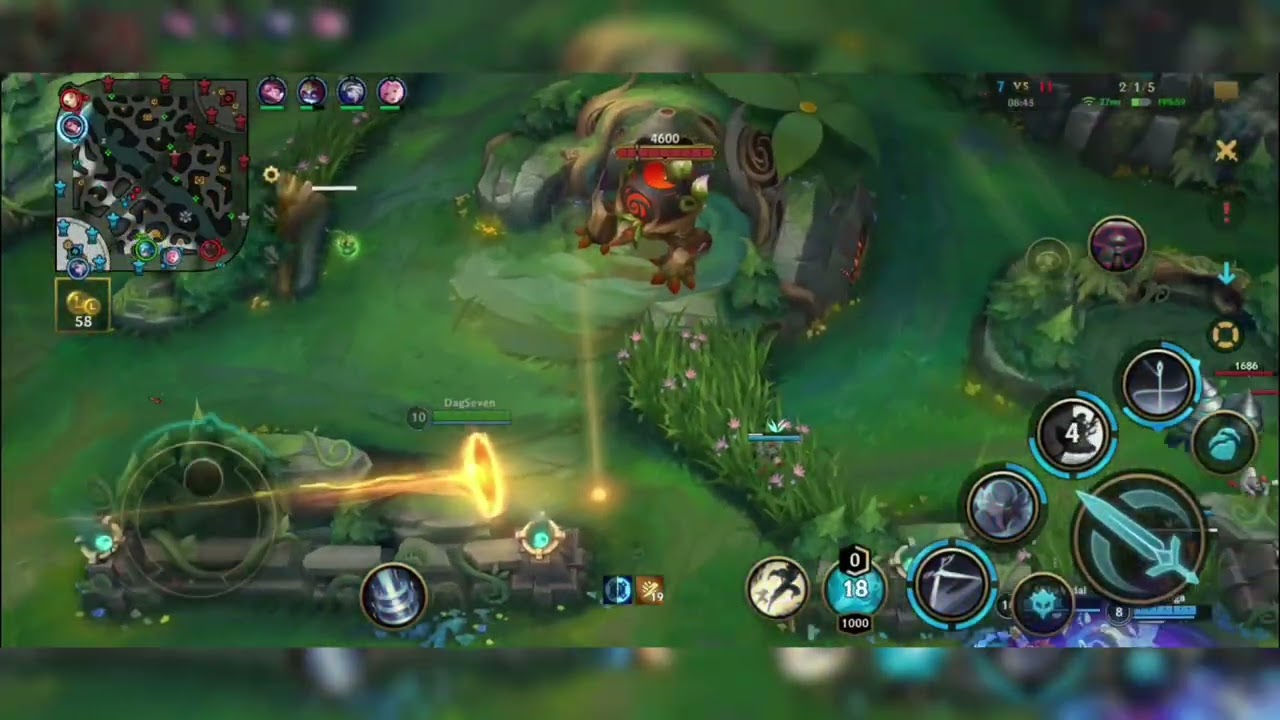 “Cuando pickeas GWEN JUNGLA y el enemy team entra en pánico 🤡 🔥✂️