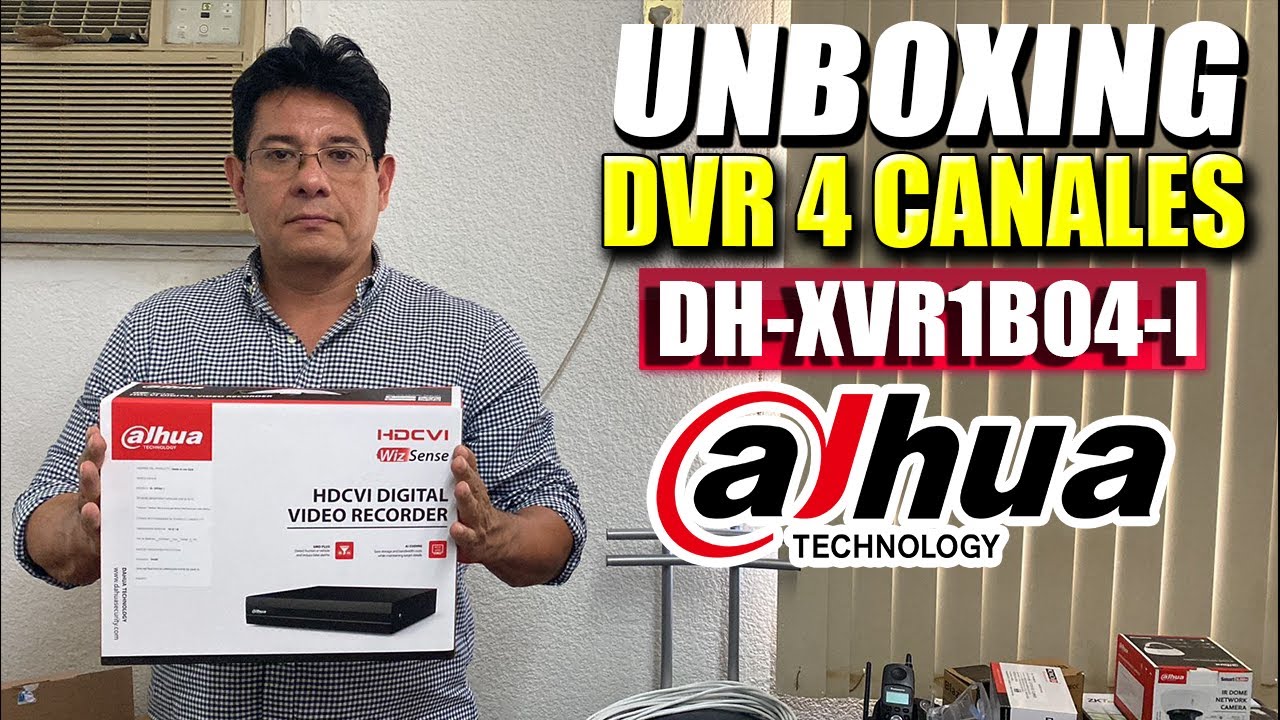 UNBOXING THE DH-XVR1B04-I DVR