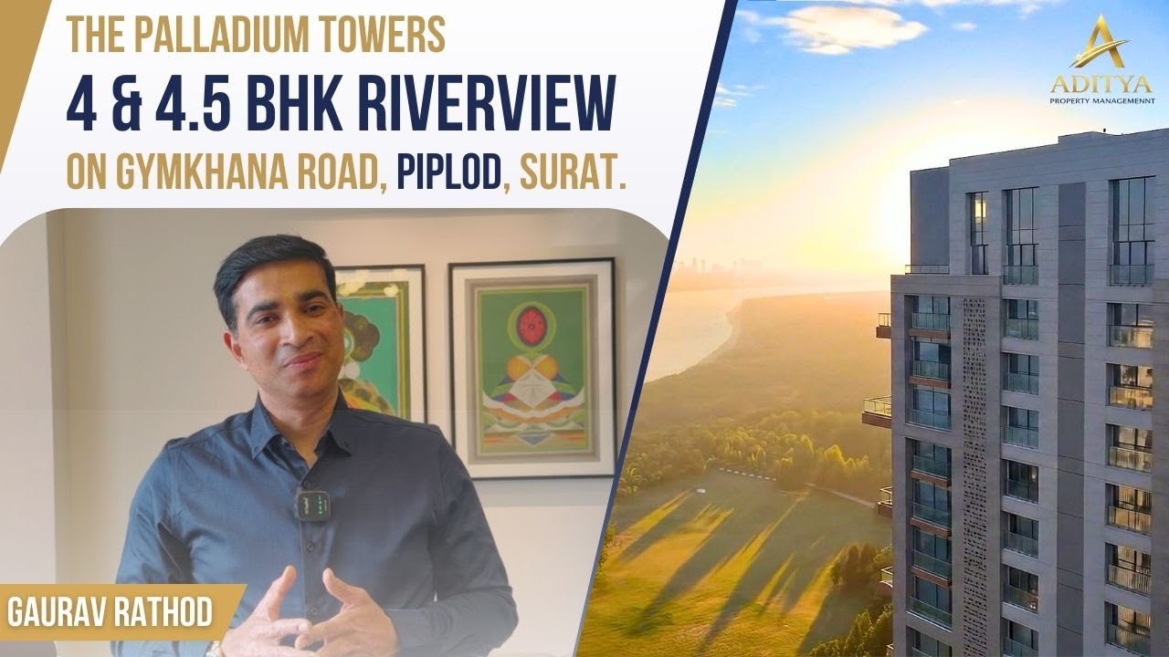 The Palladium Tower | Ultra Luxury 4 & 4.5 BHK + Penthouse | Gymkhana Road, Surat