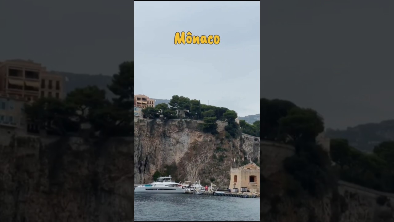 Fontvieille Dike. Where engineering embraces the Mediterranean with Monegasque elegance. #monaco ...