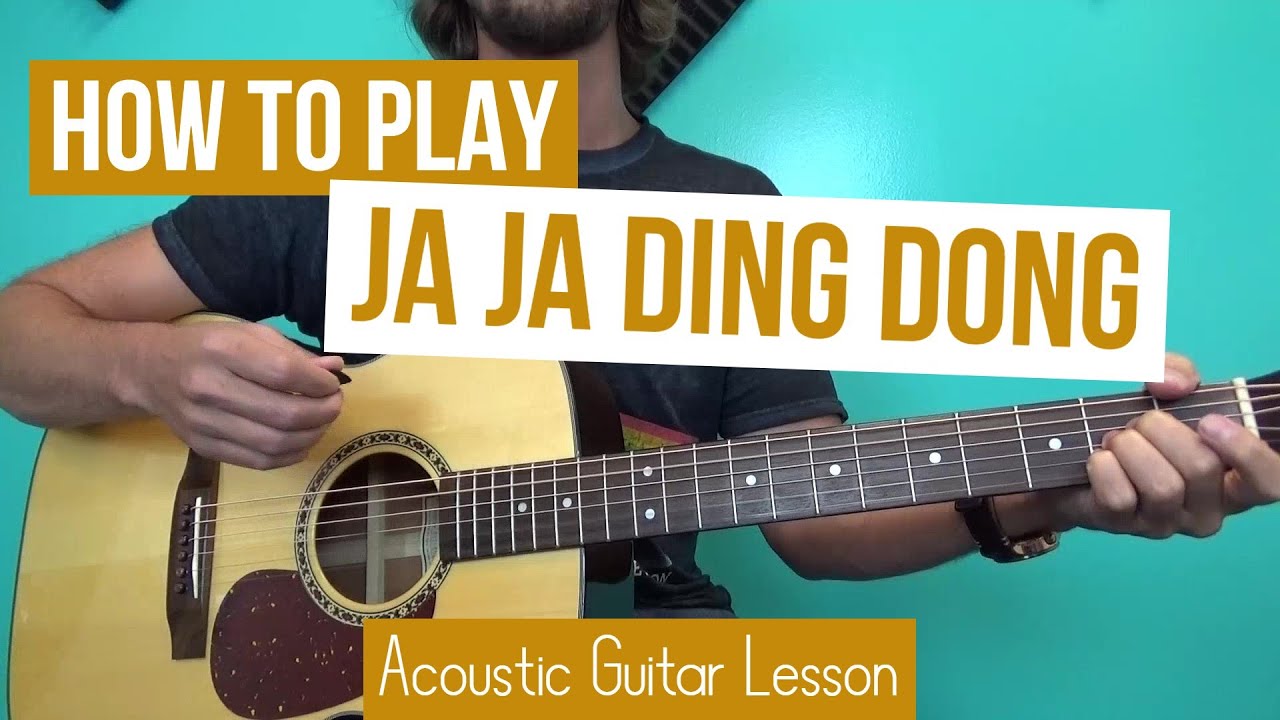 Ja Ja Ding Dong | Eurovision | Acoustic Guitar Lesson