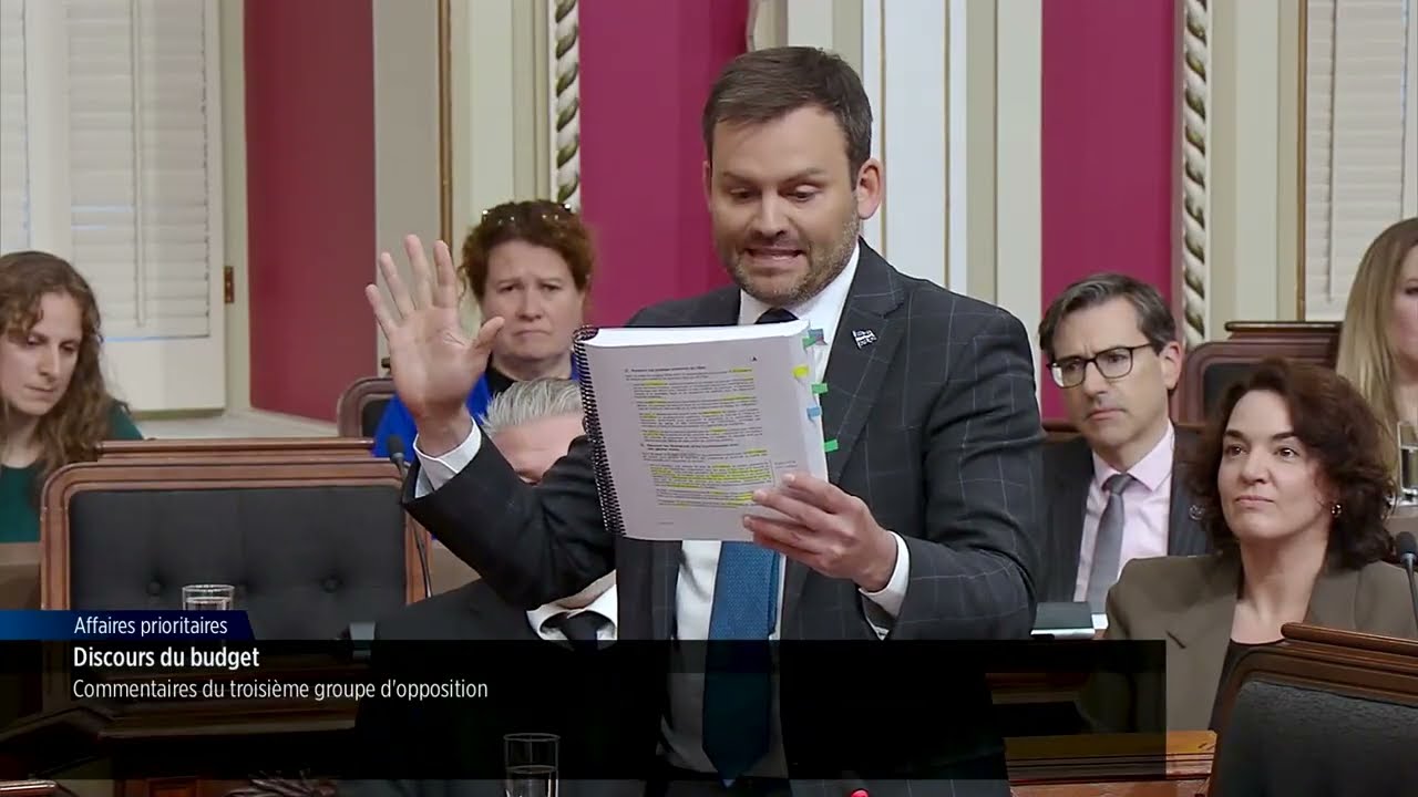 Réaction au dépôt du budget