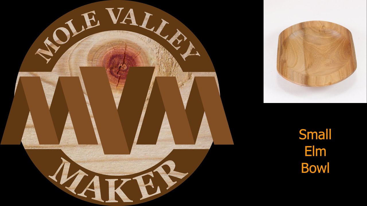 Woodturning - small elm bowl