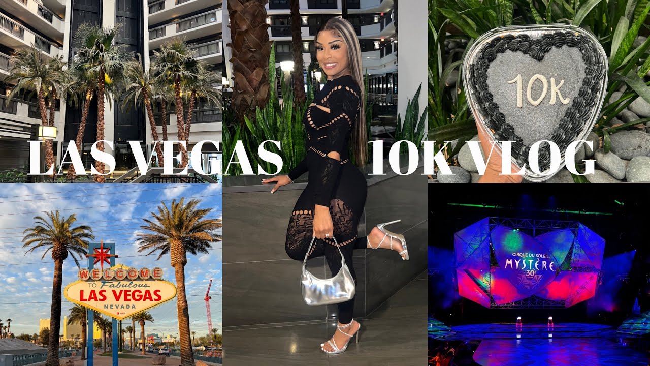 LAS VEGAS VLOG: 10K Celebration, Circus Show, Sphere, New Tattoos, Gucci Bag Unboxing ft.ezluxury ヅ