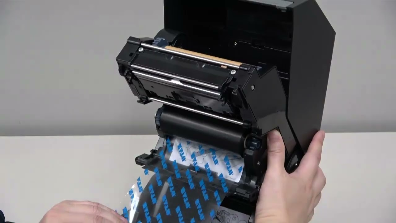 SATO CT4-LX Compact Desktop Printer - How to replace ribbon