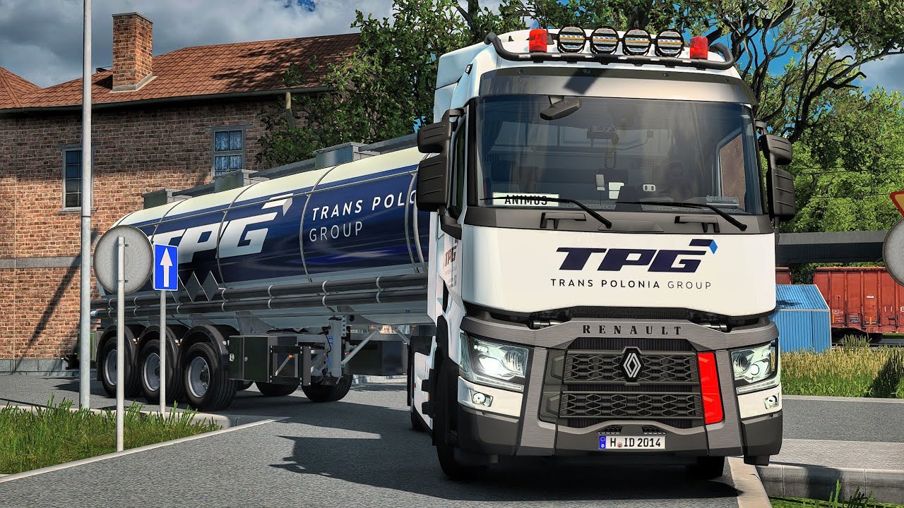 Transporting 20t Chemical Through Narrow Countryside | #ets2 1.58