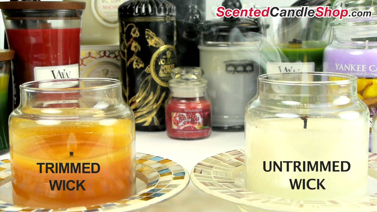Trimming A Candle Wick