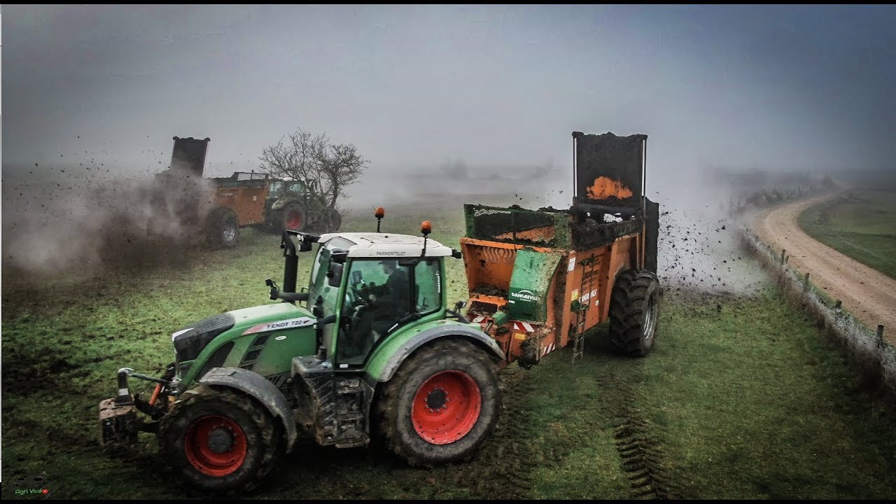 🇫🇷 🤩 TEAM DANGREVILLE ! Doublon aux &eacute;pandages de fumier sur prairie
