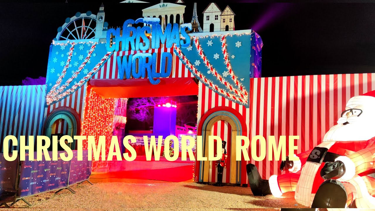 CHRISTMAS WORLD ROMA 2O22   Happy Xmas  villa borghese roma  Natale, Christmas