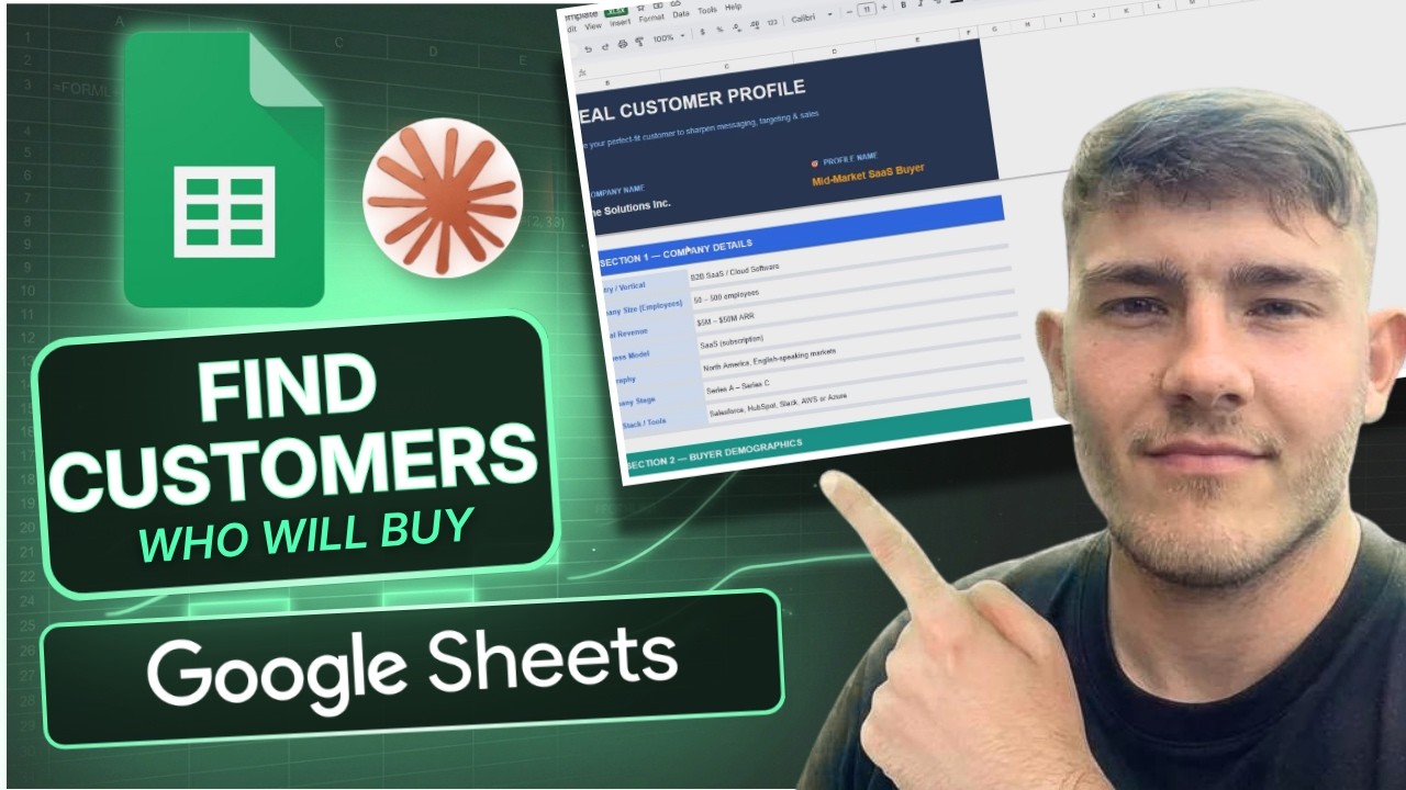 How To Identify Your Ideal Customer Profile (ICP) In Google Sheets Using Claude AI (2026 Guide)