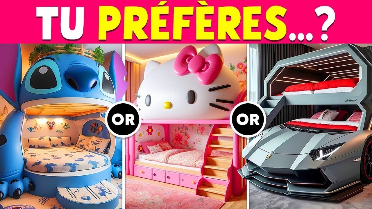 Tu préfères...? CONSTRUIS ta MAISON de RÊVE 🏡✨🌈 Quiz Temps