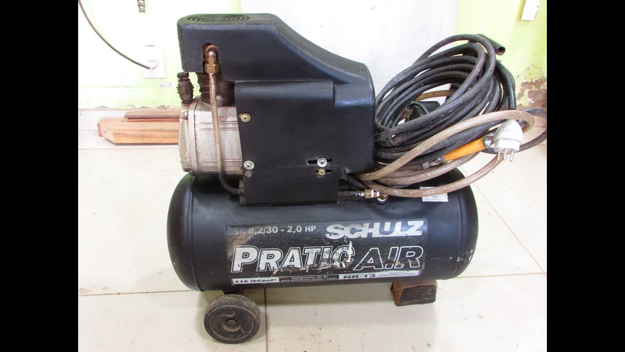 Compressor vazando ar pela valvula de alivio ( Compressor Leaking Through Pressure valve )