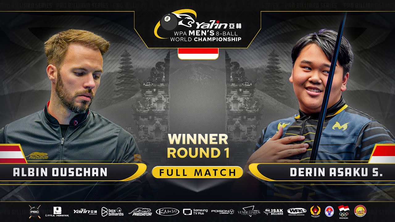 🇦🇹 OUSCHAN vs SITORUS 🇮🇩 - YALIN WPA Men's 8-Ball World Championship 2025