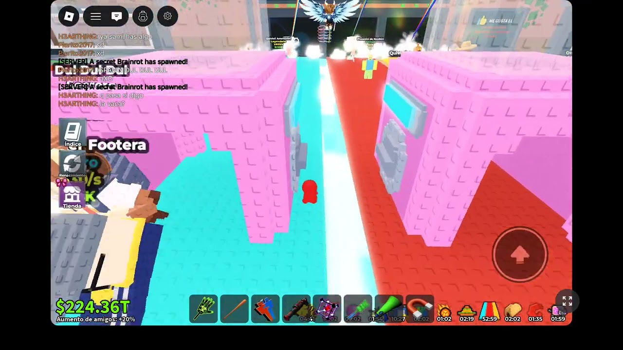 Jugando el admin abuse de roba un brainrot *no salio nada bueno*
