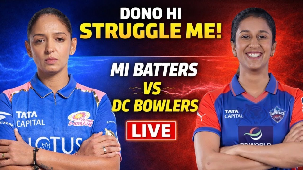 DC VS MI LIVE : MI Batting Weakness vs DC Bowling Flaws | Kaun Karega Dominate?