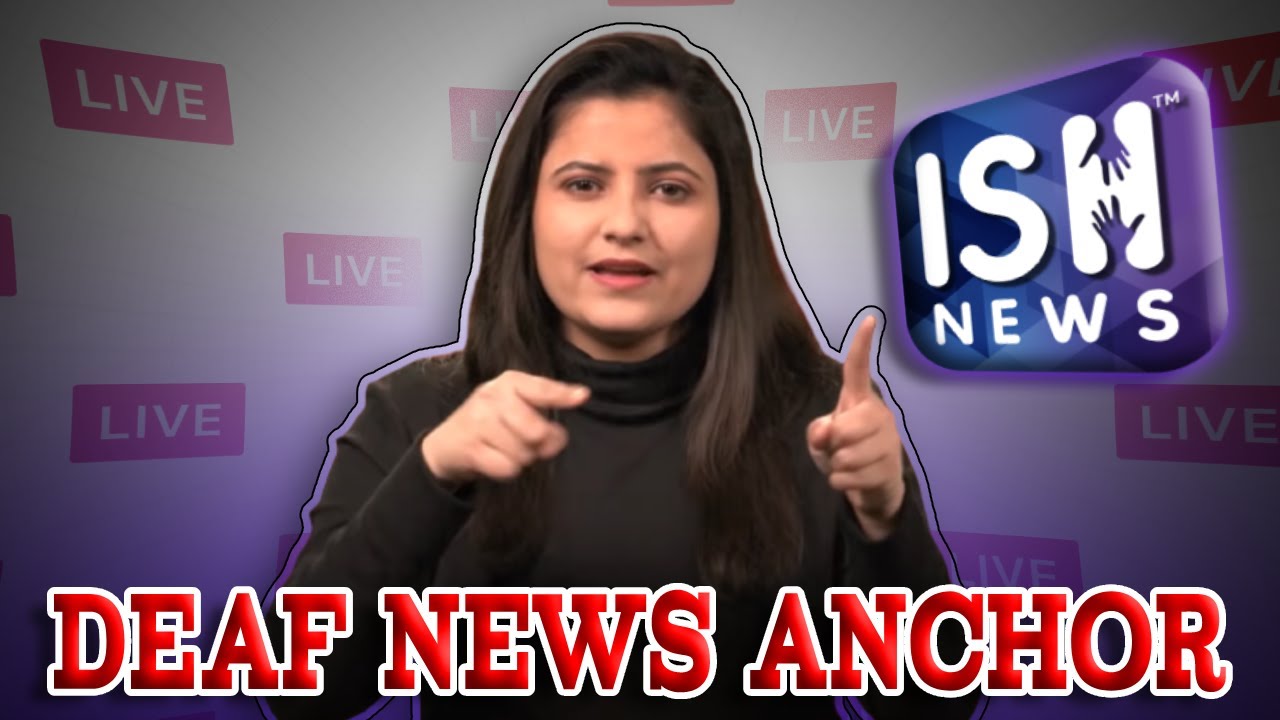 ISH news achor : Life Story of Harshali Bhatia, Deaf interviewed Live | Indian Sign Language ISL