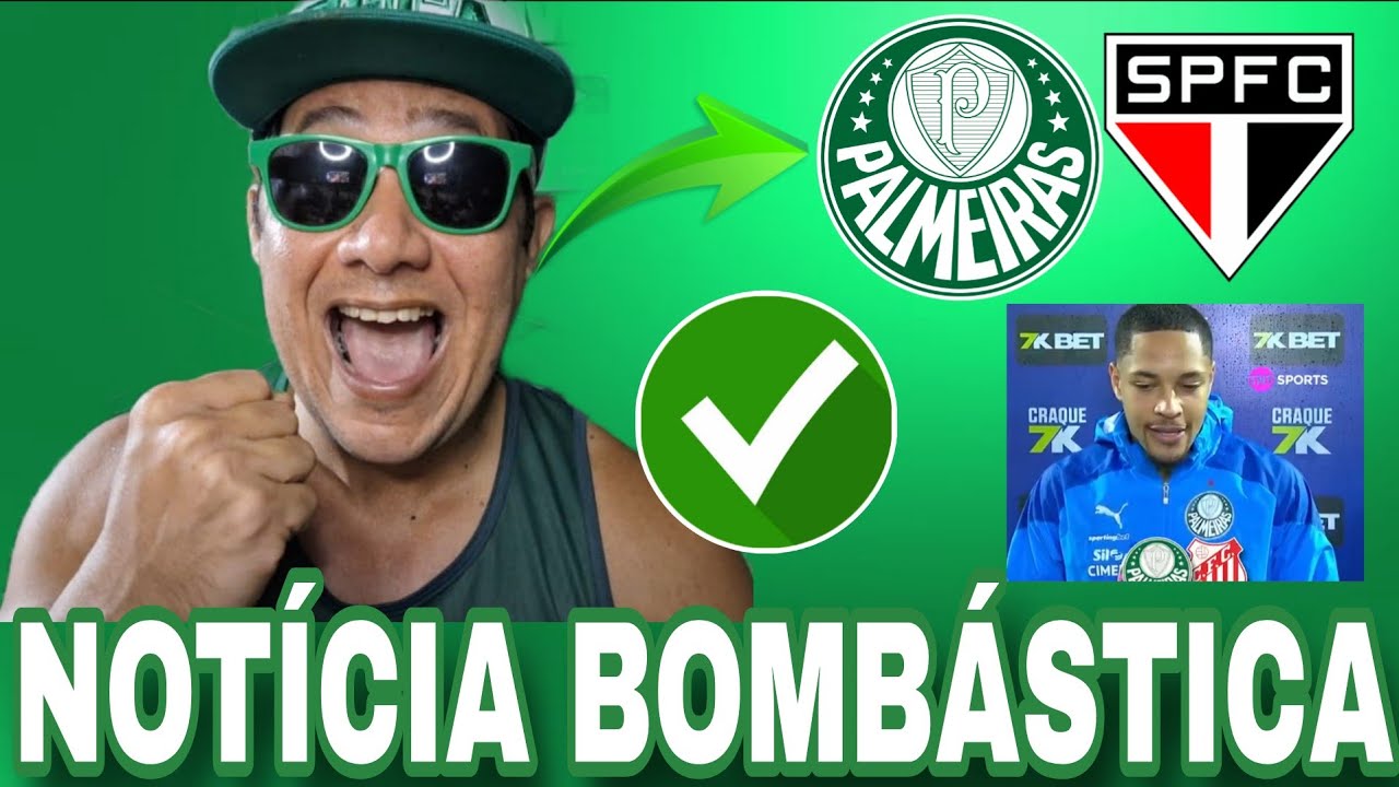 GRANDE NOTÍCIA BOMBÁSTICA DO PALMEIRAS NESTA SEGUNDA-FEIRA, VITOR ROQUE, ANIMOU. 