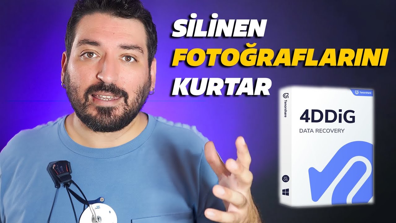 VERİ KURTARMA PROGRAMI (SİLİNMİŞ DOSYALARINI KURTA) - 4DDİG TENORSHARE DATA RECOVERY(VERİ KURTARMA)