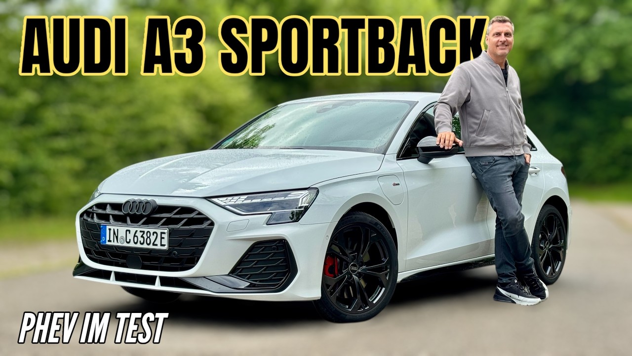 AUDI A3 SPORTBACK 45 TFSI e (272 PS): Plug-in Hybrid im Test | Reichweite | Laden | 2025