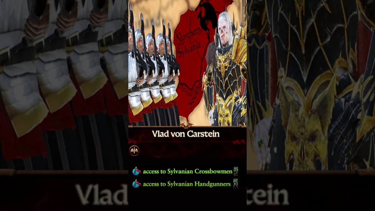 Why Vlad von Carstein has Living Sylvanian State Troop Units Loyal to the Von Carstein Vampires