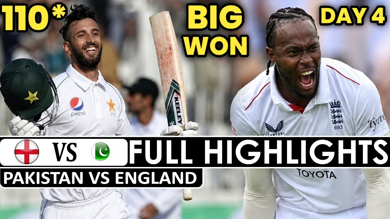 Day 4 Full Highlights | Pakistan Vs England 2nd Test Match Highlights 2026 | PAK VS ENG