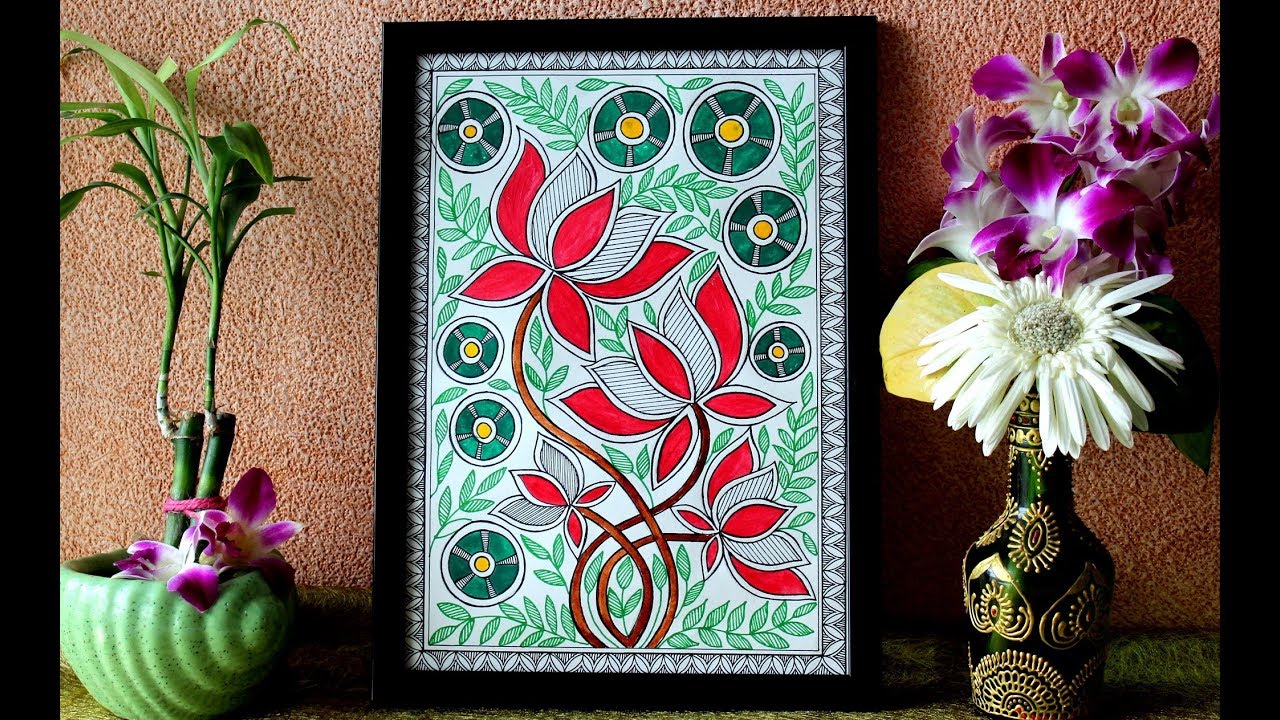MADHUBANI PAINTING EASY