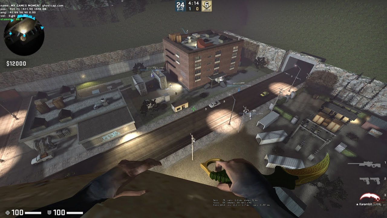 CS:GO ZOMBIE SURVIVAL MOD MAP zm_muhosransk_reborn_v3_r2 On Ghostcap Server