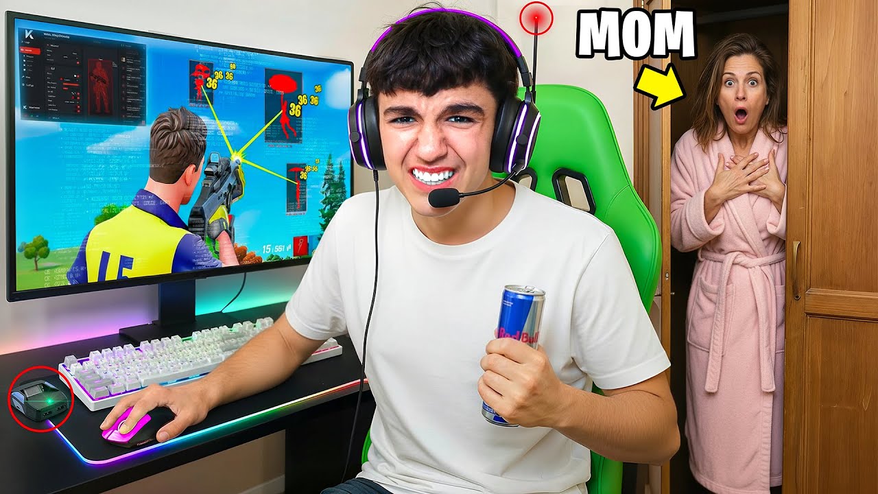 My MOM Caught Me HACKING in Fortnite... (CRONUS ZEN)