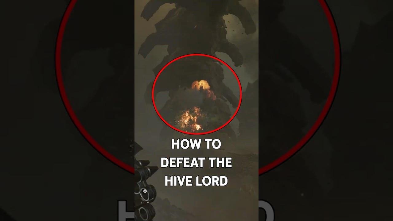 How to defeat the Hive Lord #helldivers2