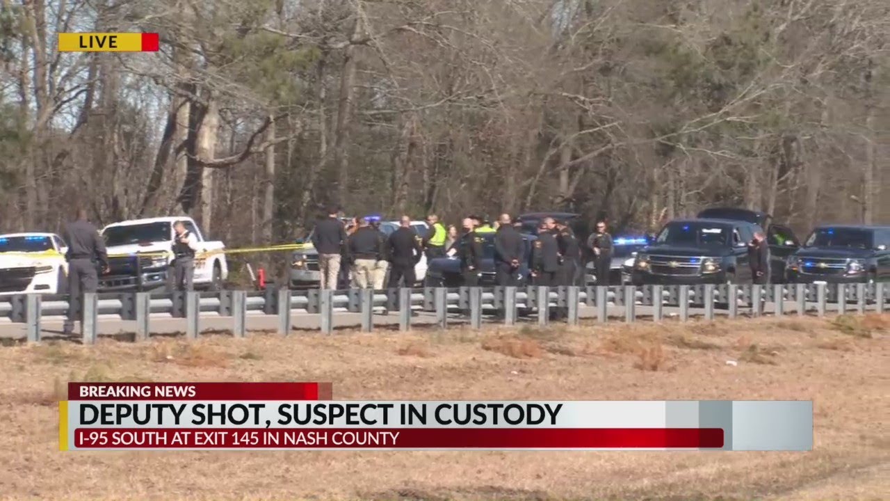 Nash County deputy shot, 1 suspect in custody