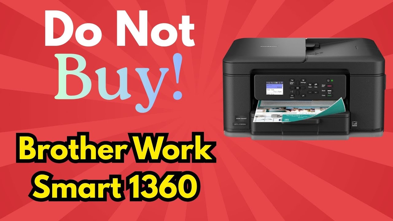 Don&rsquo;t Buy the Brother Work Smart 1360 Review Until You Watch This!