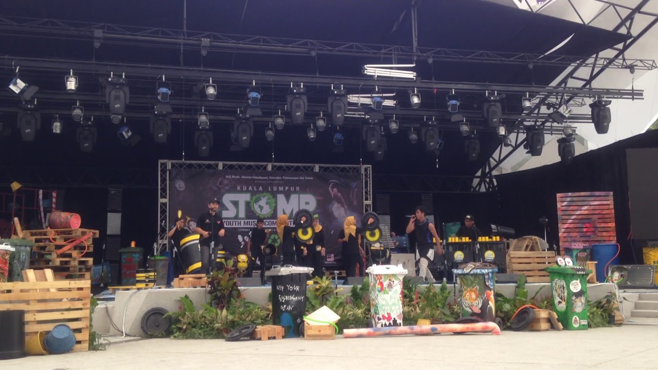 rehersal  - Marabahaya di Kuala Lumpur Stomp Youth Music Competition 2017