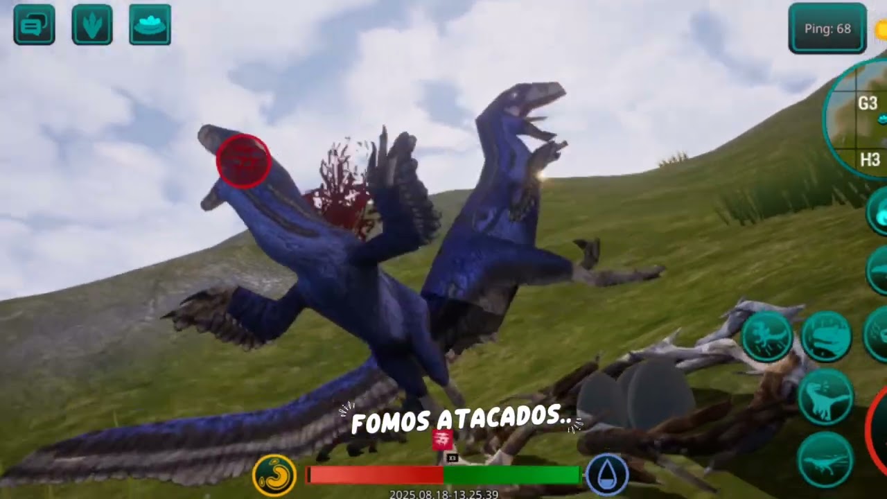 Uma jornada surpreendente de um Deinonychus com seus neném 🍼 THE CURSED ISLE 🦖