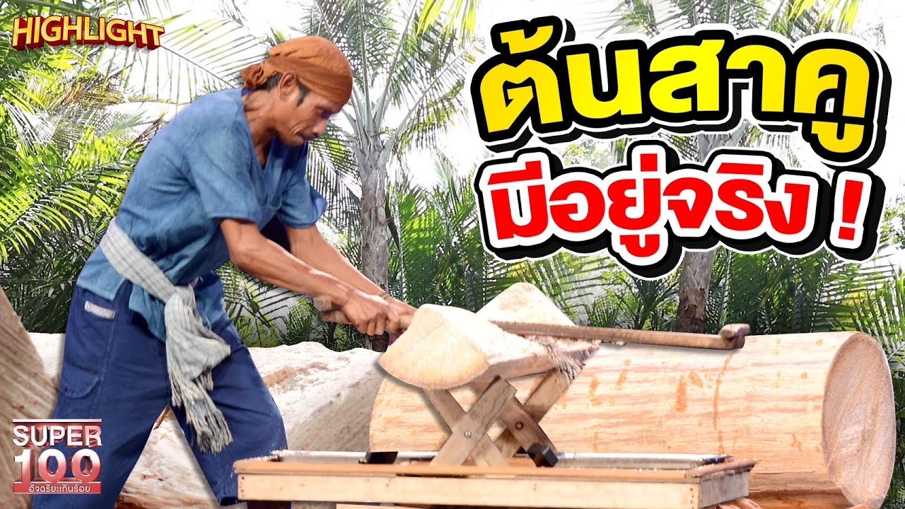 เพิ่งรู้วันนี้ ! ต้นสาคู ขนมหวานสุดหรอยจากพัทลุง HIGHLIGHT | SUPER100