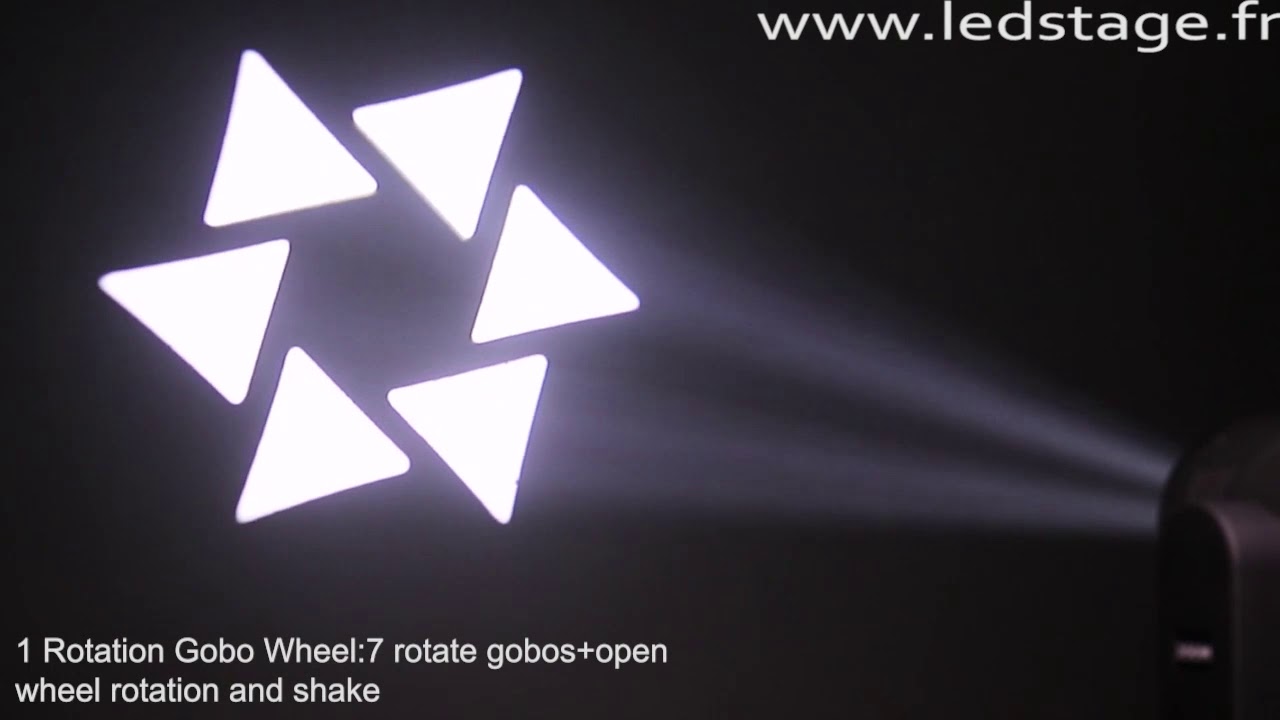 Lyre led 250W avec zoom Ledstage LS250Z beam spot wash (3 en 1)
