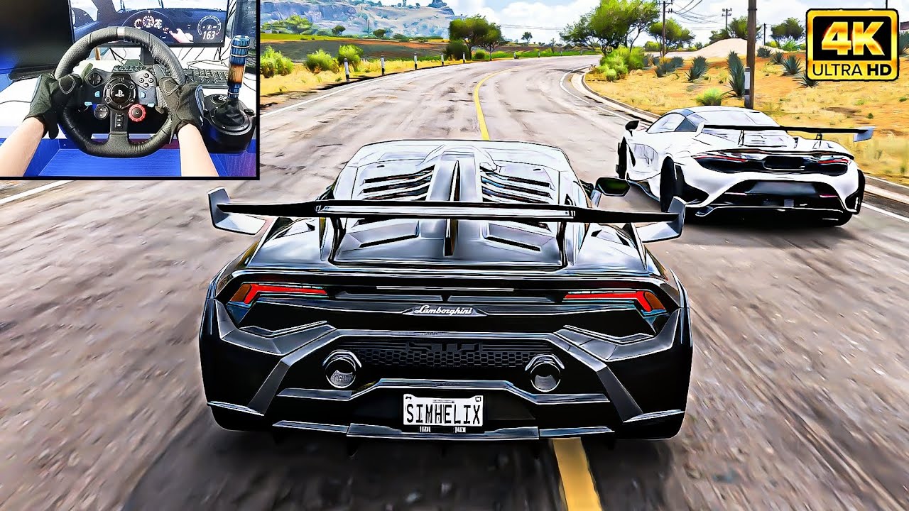 Lamborghini Huracán STO VS Track Toys - Forza Horizon 5 | Logitech G29 Gameplay