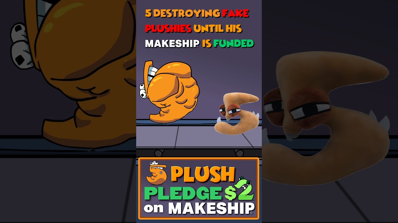 Pledge by JUNE 17th & fund the 5 plush on Makeship! www.makeship.com/petitions/5-plushie-number-lore