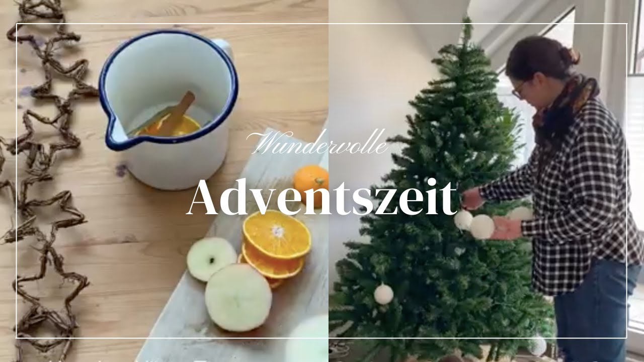 Weihnachts-Vlog I gemütliche Weihnachtsatmosphäre I nähen, backen, Garten
