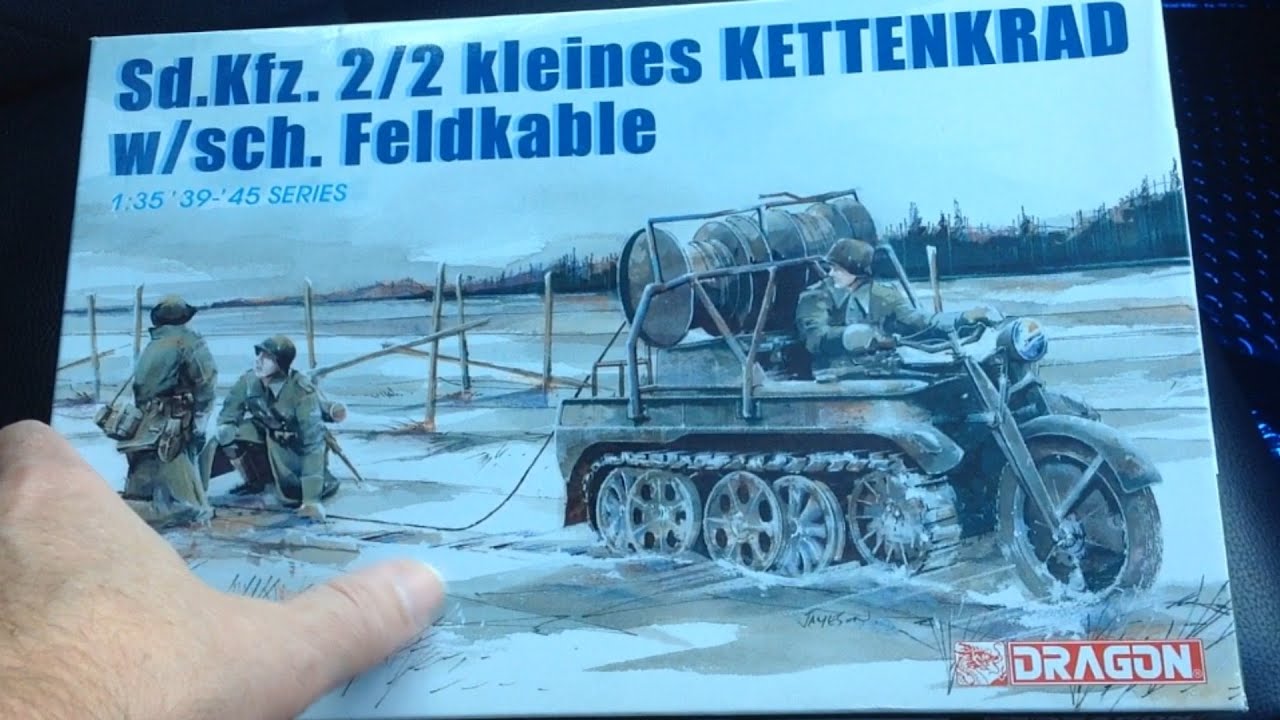 Dragon Kettenkrad Part 1 Review and Assembly