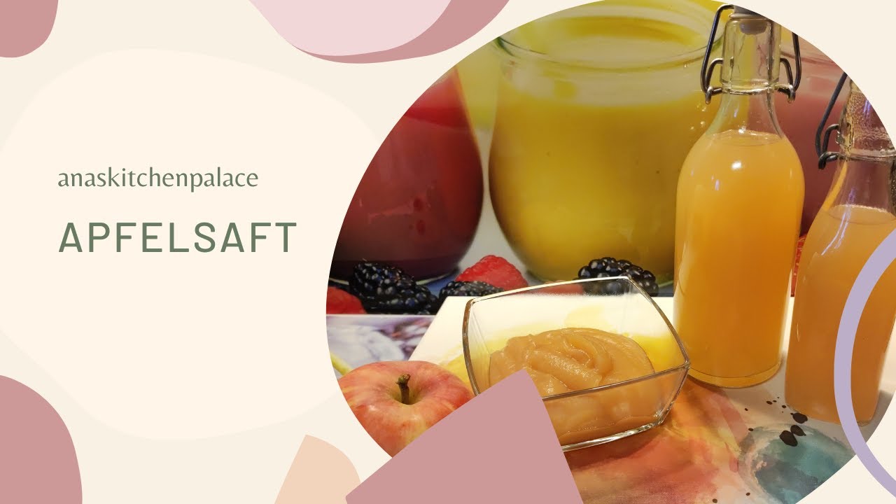 Himmlisch Hausgemachter Apfelsaft🍎🥤/ Restverwertung Apfelmus / meinZaubertopf🌺