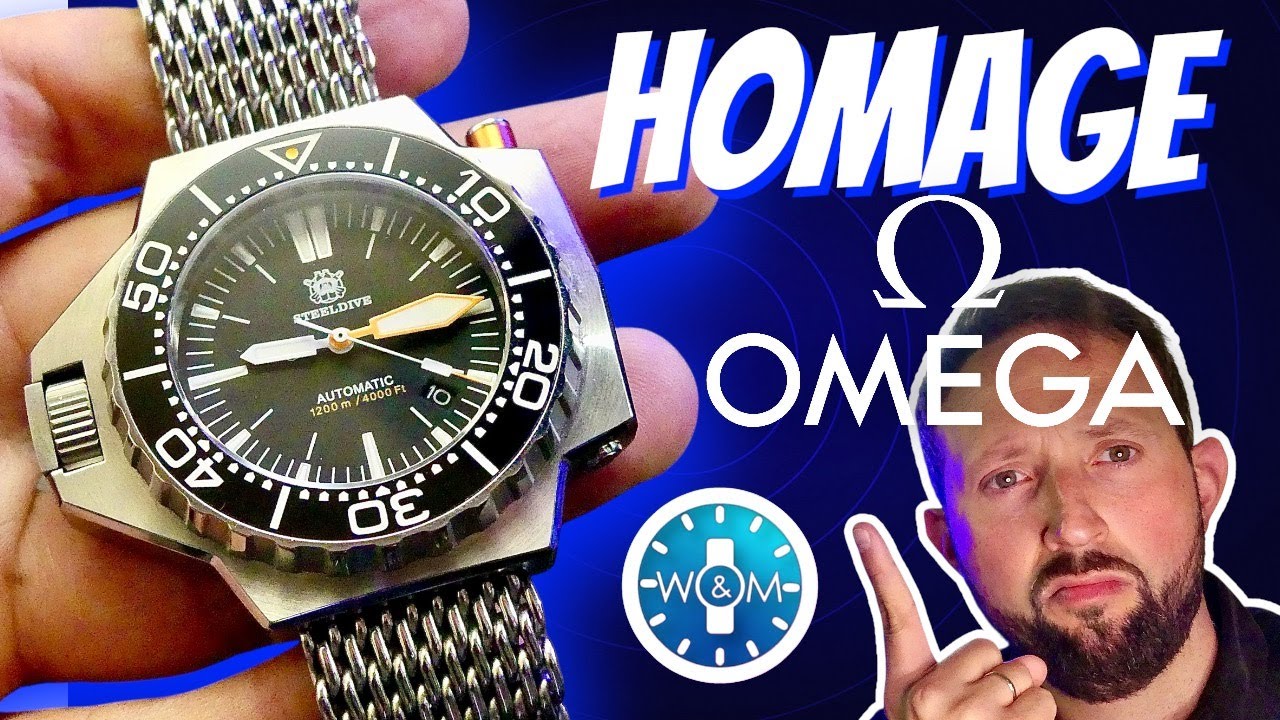 Un HOMAGE GRANDE, GROSSO e... INUTILIZZABILE? STEELDIVE sd1988 OMEGA SEAMASTER PLOPROF