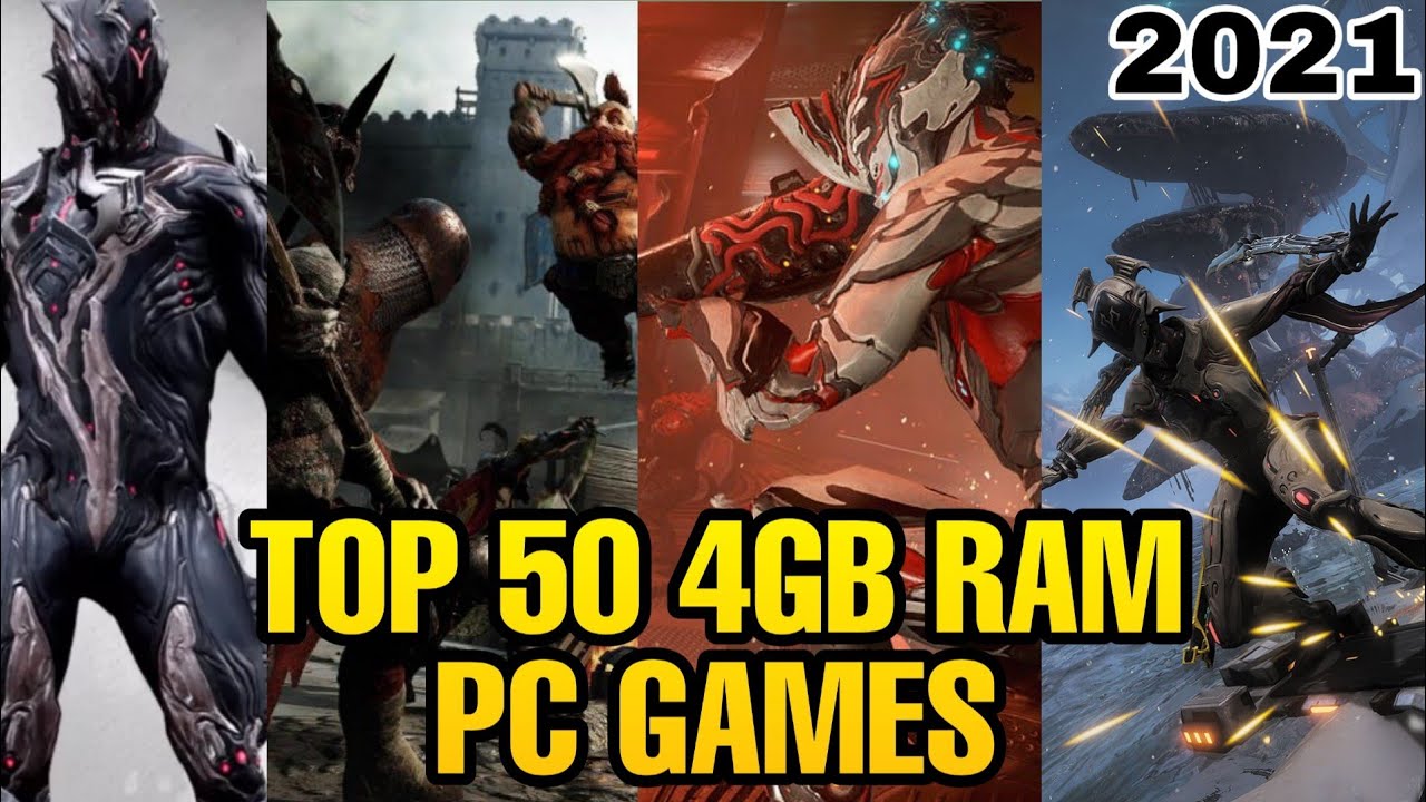 TOP 50 BEST 4GB RAM PC GAMES 2021 | LOW END PC GAMES