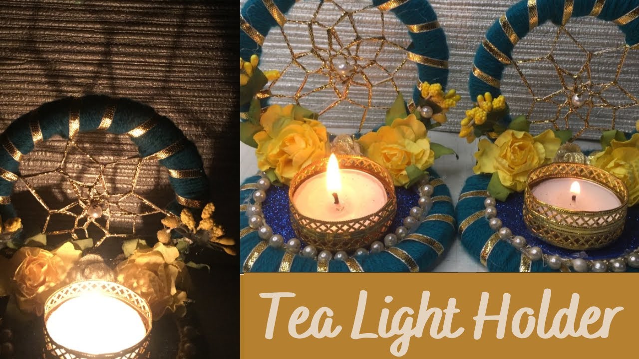 Easy DIY How to make Beautiful Shadow Tea Light Holder at Home घर पर ही बनाएं सुंदर टी लाइट होल्डर