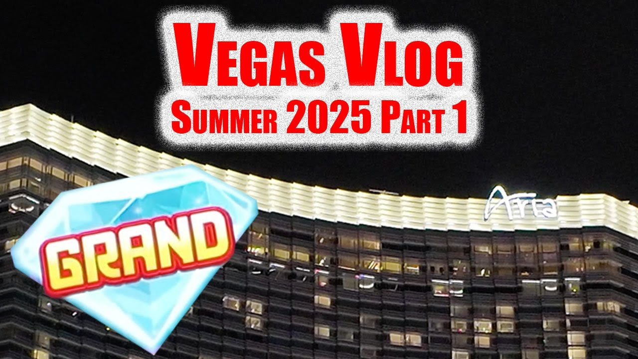 Part 1 Las Vegas Vlog | A GRAND Travel Day | Jackpot Handpay in Aria